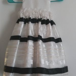 With black stripe and silver